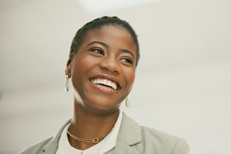 Smiling woman